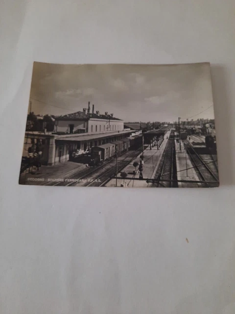 Codogno - Stazione Ferroviaria F.F. S. S. - Treno Merci - Vg. 1953