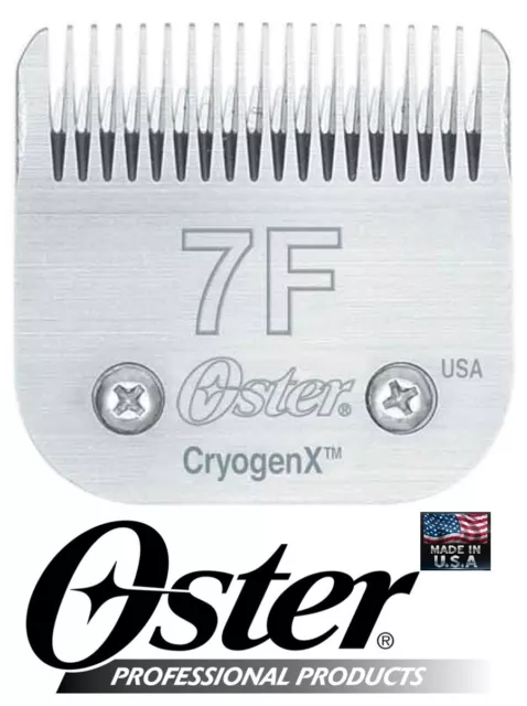 Oster Cryogen-X 7F Blade 1/8"/3mm*Fit A5,A6,PowerPro,PowerMax,Outlaw Clippers