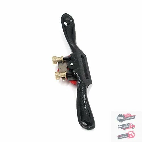 Metal Spokeshave Adjustable Spoke Shave Woodworking Hand Cutting Tool W/ Blades