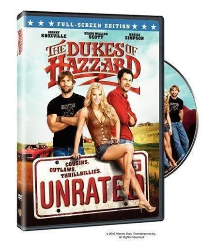 The Dukes of Hazzard - Unrated (DVD, 2005, Full Screen Edition) NEW