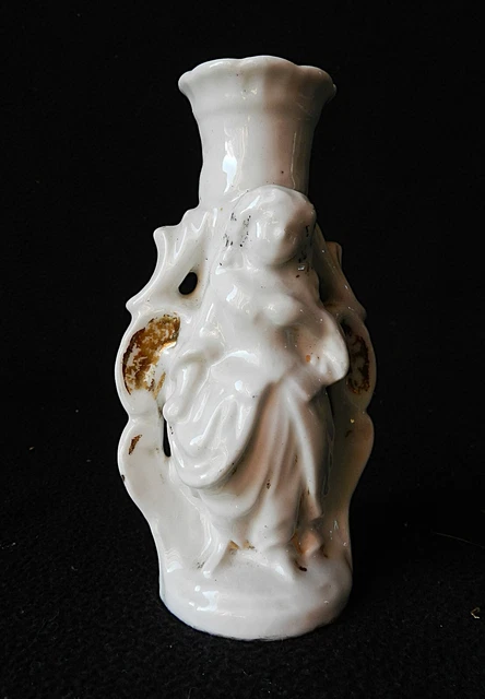 GRAND FLAMBEAU BOUGEOIR Ancien XIXeme Modèle à Identifier EUR 45,00