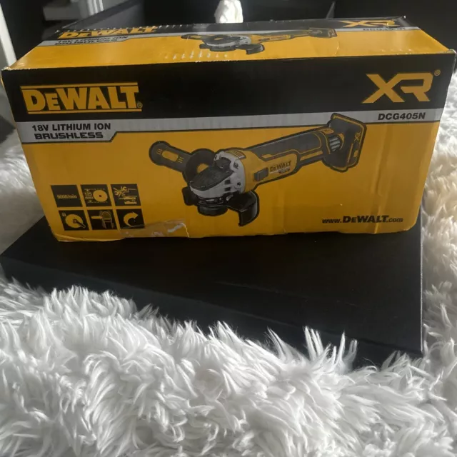 Dewalt DCG405N 18V XR Brushless Cordless 125mm Angle Grinder Body Only