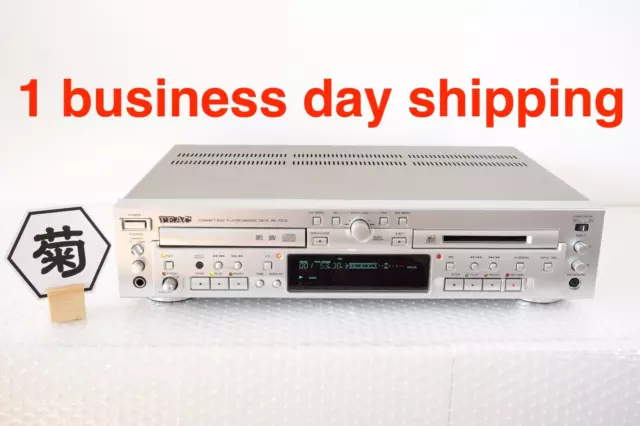 TEAC MD-70CD-S CD Player/MD Recorder Silver from Japan Working No Remote Control