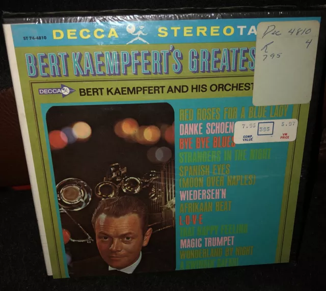 SEALED Bert Kaempfert Greatest Hits Reel to Reel Tape NEW Strangers In The Night