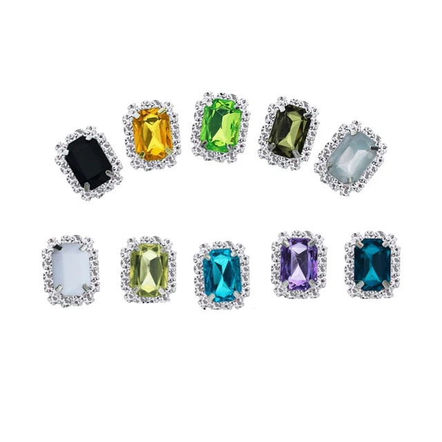 10 Stück Strass-Knöpfe, Dekorative Frauen, Mädchen, Zum Basteln Von Broschen