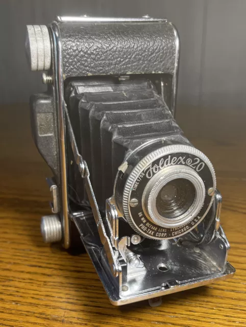 Cámara Pho-Tak Foldex 20 De Colección Década De 1950