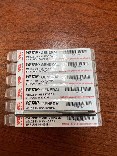 T7217284 Yg Sp Pt Plug Tap M5 X .8