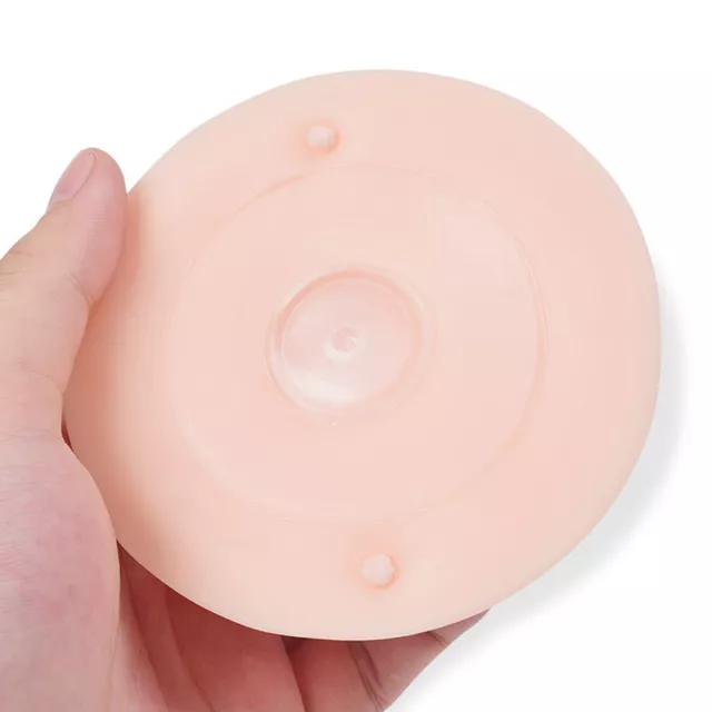 1/2 pz 3D silicone seno finto petto tatuaggio pleurico areola pelle pratica SN❤