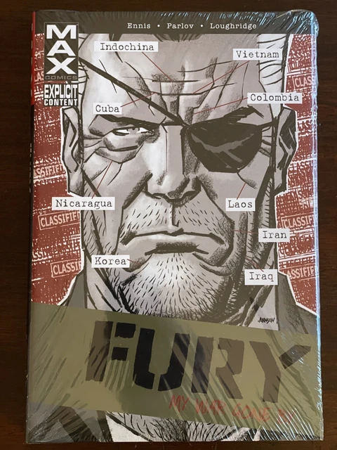 Fury Max Sealed Hardcover My War Gone By, Garth Ennis & Goran Parlov Marvel HC