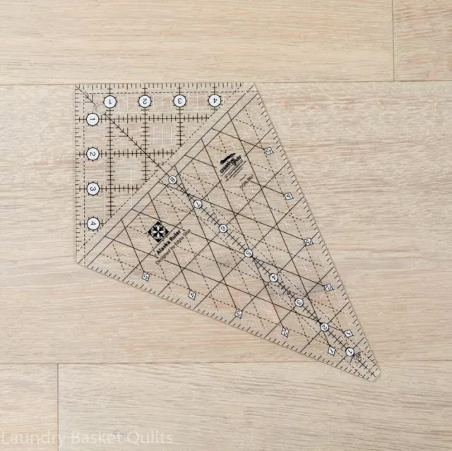 Creative Grids Stripology Quarters Mini Quilt Ruler (CGRGE4)