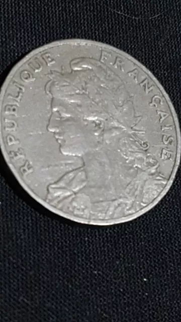 1905 Republique  Francaise 25 Centimes Coin