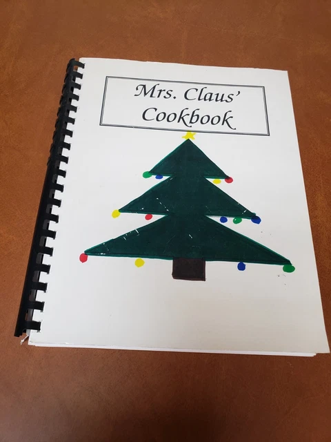 MRS. CLAUS&rsquo; COOKBOOK. Spiral bound Holiday Cookbook. ChuckBooks📚 $4.49