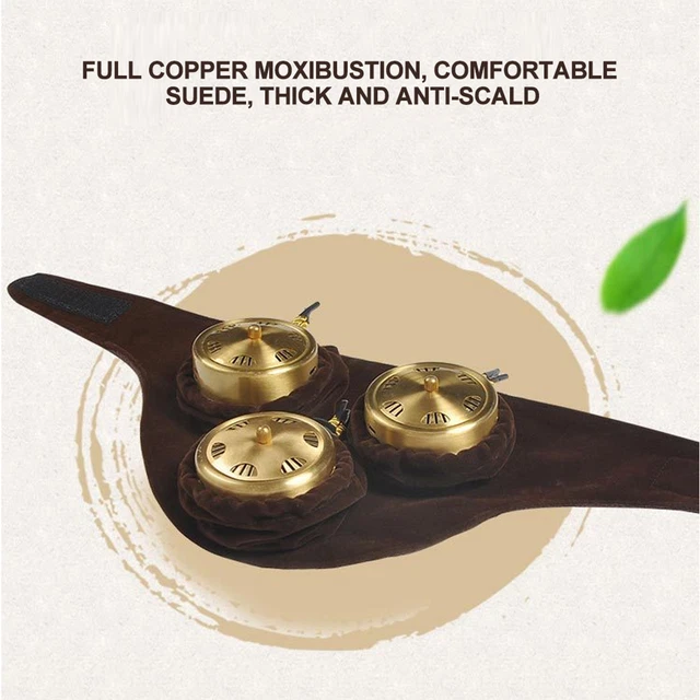 Moxibustion Bag Copper Moxa Box Moxibustion Heating Therapy Accessory BT5