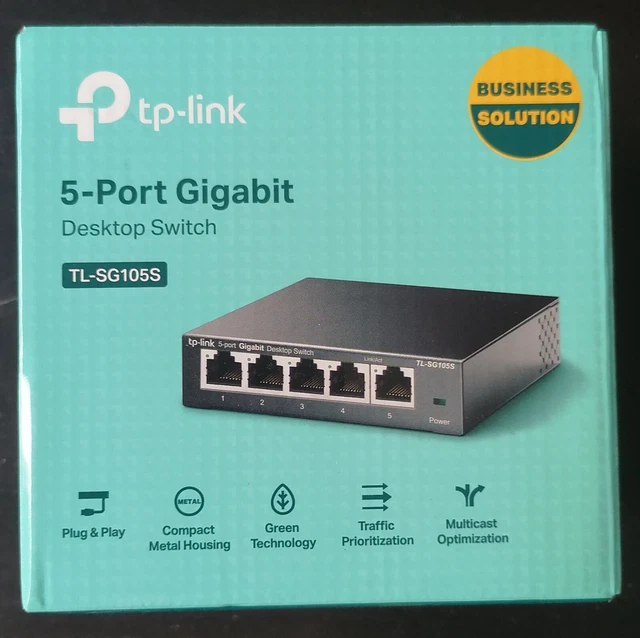 TP LINK 5 ports Gigabit TL-SG105S desktop switch