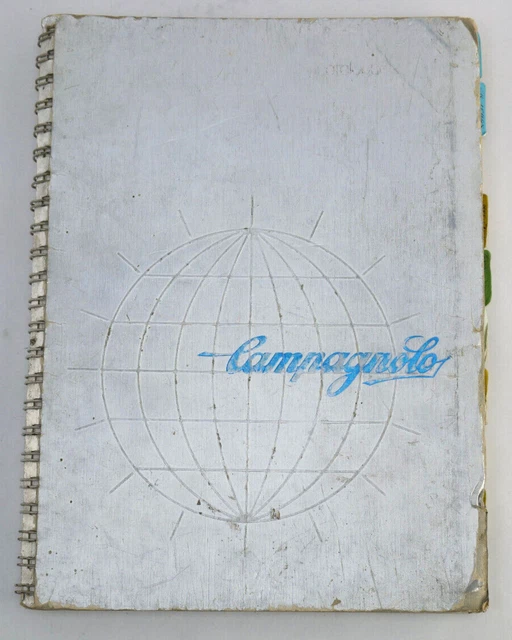 Campagnolo 1974 catalog 17 spiral bound Super Record Pista Rally Tools Frame bit
