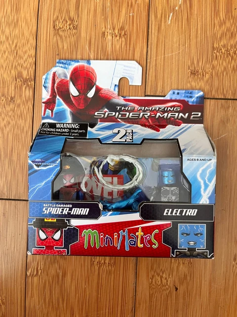 Figurines Spider-Man Web Of Steel - Spidey Et Venom, Métal 7cm, Toy Biz