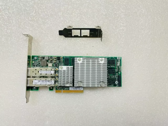 HP NC522SFP DUAL PORT 10GbE SERVER ADAPTER 468332-B21 468349-001 BOTH BRACKETS