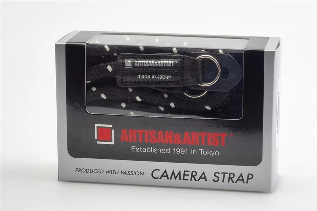 Artisan & Artist Strap ACAM-706 Black Pin Dot 49 3/16in (1685196784)