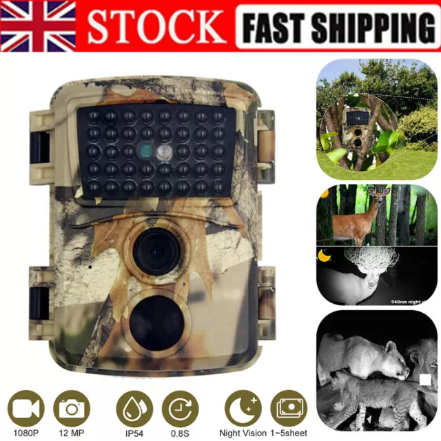 1080P Digital Wildlife Hunting Trail Camera Scout Cam Infrared Night Vision