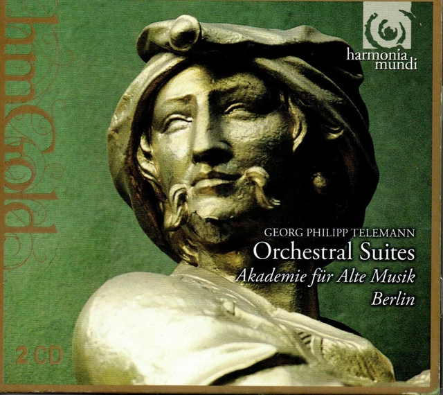 2 CDs Telemann ORCHESTRAL SUITES Akademie für Alte Musik Berlin (C1549)
