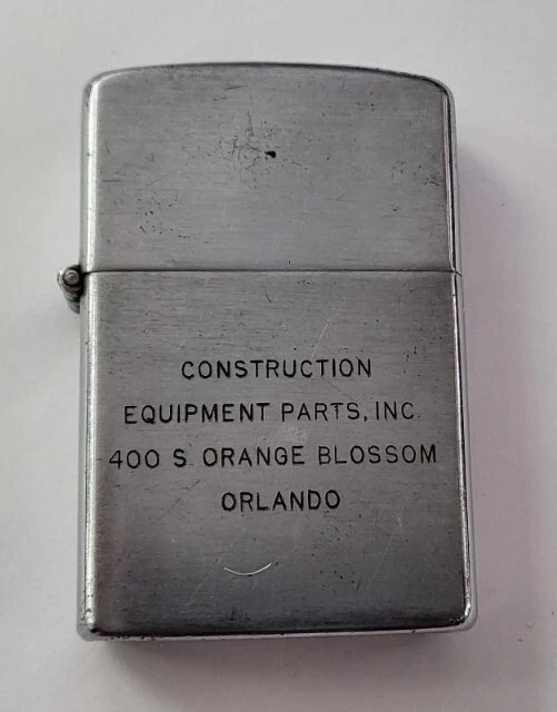 VINTAGE BARLOW CIGARETTE Lighter W Construction Equipment Parts, Inc