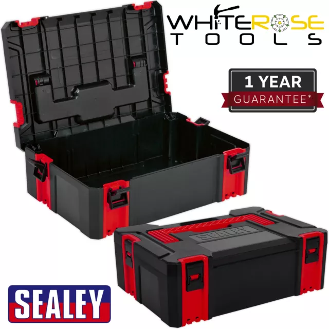 Sealey ABS Stackable Click Together Toolbox - Medium