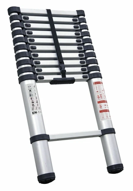 Sealey ATL11 Aluminium Telescopic Ladder 11-Tread EN 131