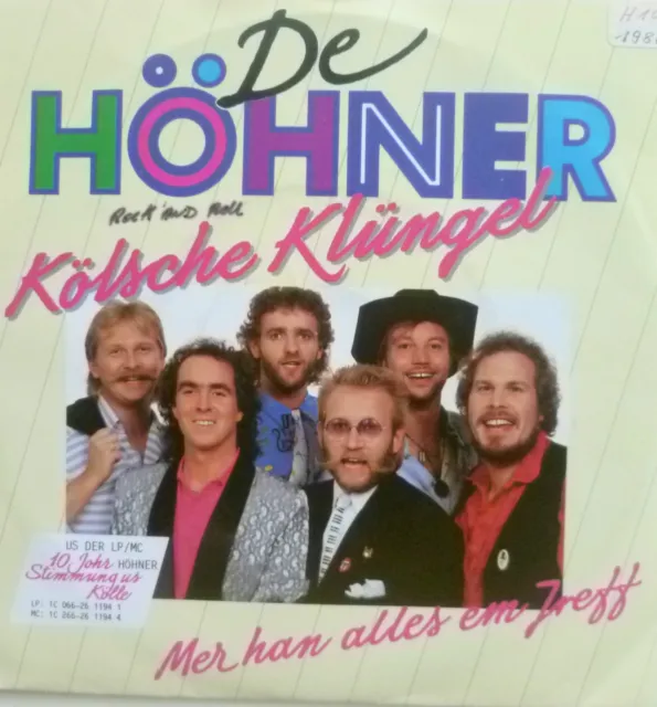 7" 1986 KULT ! DE HÖHNER : Kölsche Klüngel // MINT-? \