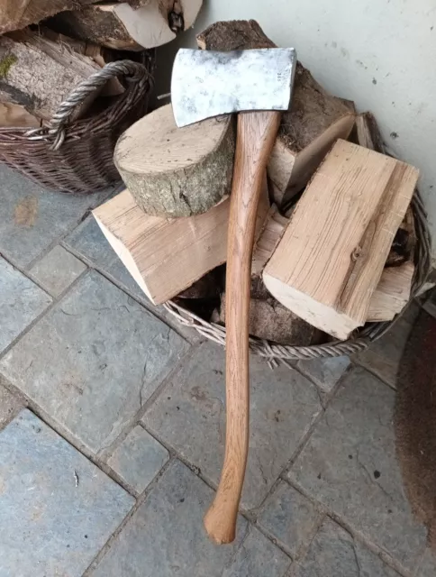 Vintage Hand Forged Brades Criterion 2 3/4 Lb Splitting Axe Hickory Handle