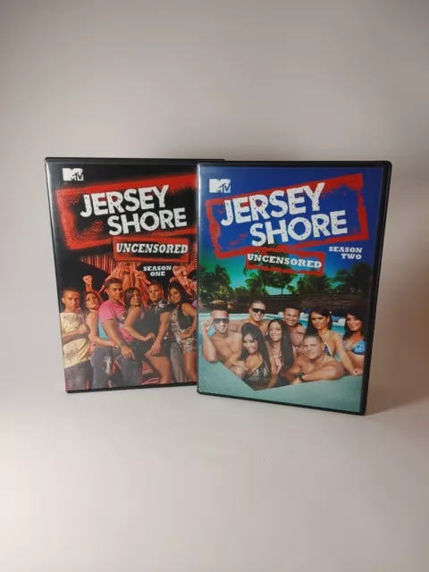 Jersey Shore Seasons 1 & 2 Uncensored Complete Series MTV (DVD, 2010)