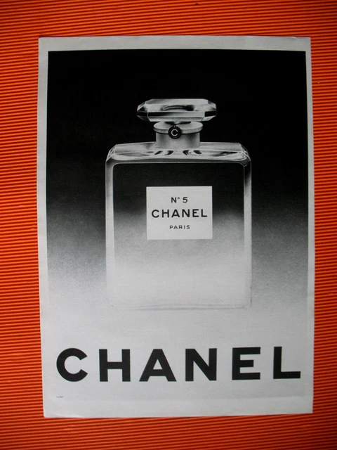Publicite De Presse Chanel N° 5  Parfum Paris French Ad 1962