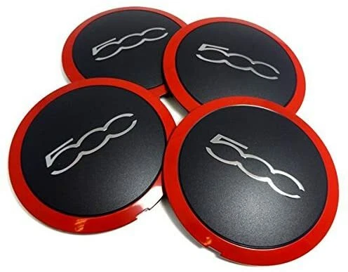 Coprimozzo Volkswagen GTI | Originale | Nero/Rosso | Per Cerchi In Lega | Set Da 4 - Foto 5