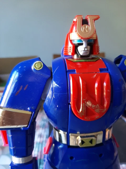 TRANSFORMER BANDAI MIGHTY Morphin Power Ranger Ninjor Robot Blue Large ...