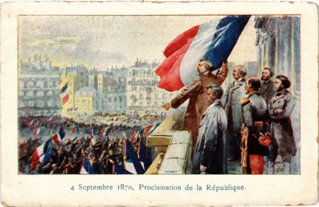 CPA AK Military - Proclamation of the Republic - September 4, 1870 (695351)