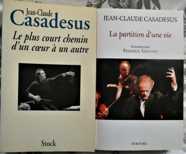 Musique Lot de 2 Livres de Jean-Claude Casadesus Très bon état