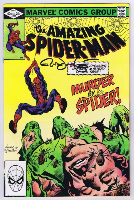 Amazing Spider-Man #228 VF/NM Signed w/COA Rick Leonardi 1982 Marvel Comics
