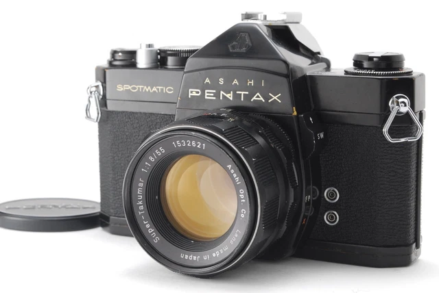 EXC+5】ASAHI PENTAX SL SLR Film Camera Super-Takumar 55mm f/1.8