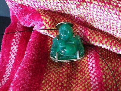 Old Chinese Good Luck Buddha Pendant on Cord  …beautiful collection and accent p 3