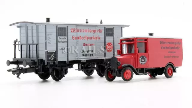 Marklin 'Ho' Gauge Museum Wagon 1999 With Old Timer Truck (1P)