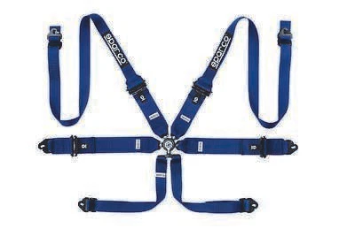 Sparco Racing Harness Component Belt 6 PNT 3/2 Inches Aluminum 04818RHAL1AZ