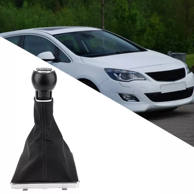 Neu 6-Gang-Schaltknauf Manschettenabdeckung für Opel Astra Corsa GTC 05-10