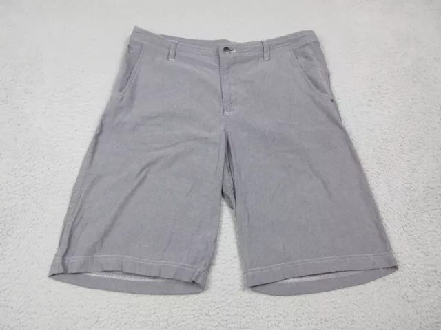 True Religion Shorts Mens Adult 34 Gray Chino Casual Logo Lightweight 34X22