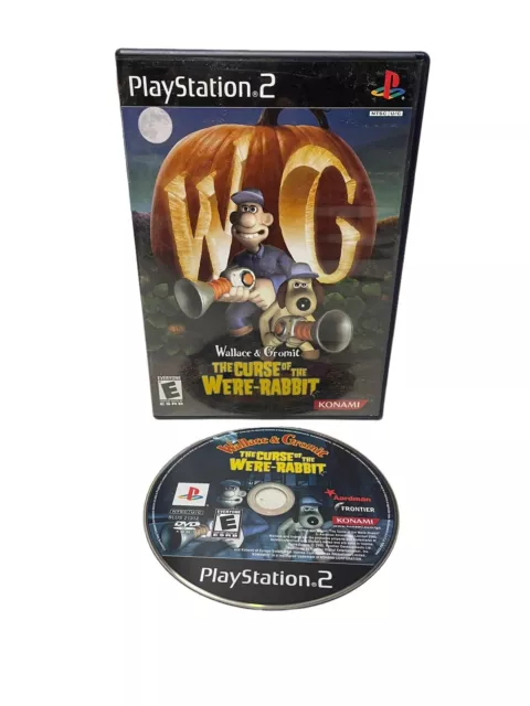 Wallace & Gromit: The Curse of the Were-Rabbit (PlayStation 2, 2005) No Manual