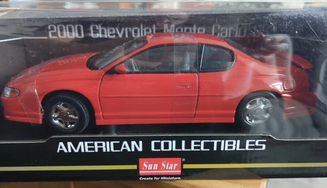 CHEVROLET MONTE CARLO SS bleu Navy 2000 1/18 Sunstar 1986 657440019866