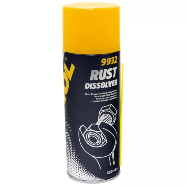 Mannol Moho Dissolver Eliminador de Óxido Spray Removedor Corrosión 450ML Rost