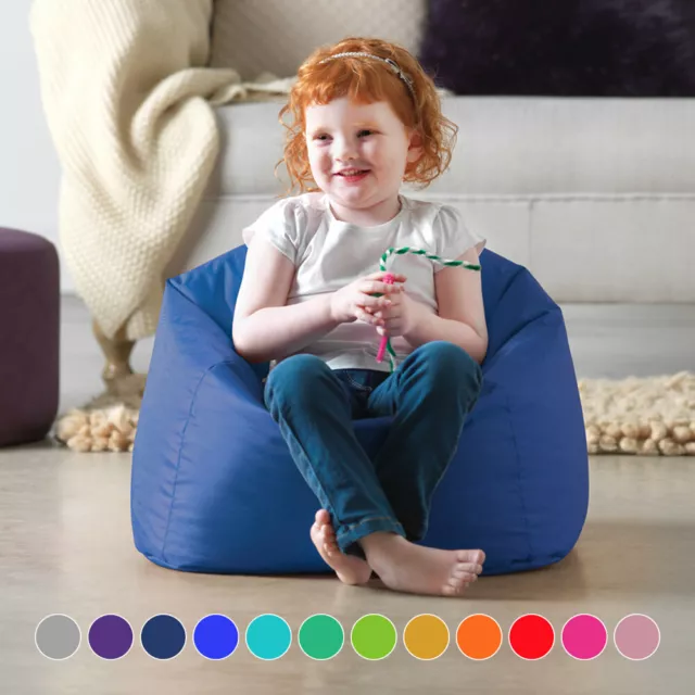 Kids Bean Bag Tub Chair Children Filled Small BeanBag Indoor Outdoor Garden Seat