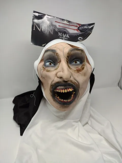 Official The Conjuring Movie Nun Mask Horror Scary Halloween Costume cosplay