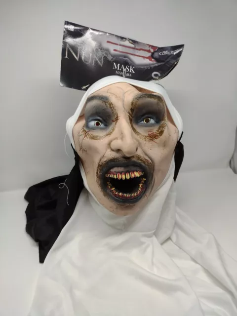 Official The Conjuring Movie Nun Mask Horror Scary Halloween Costume cosplay