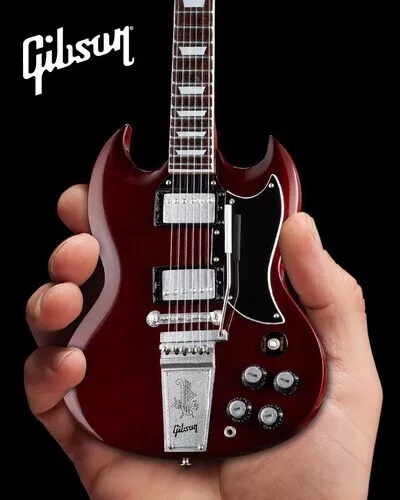 Gibson 1964 SG Standard Cherry Mini Guitar Replica Collectible [New Toy] Figur 3