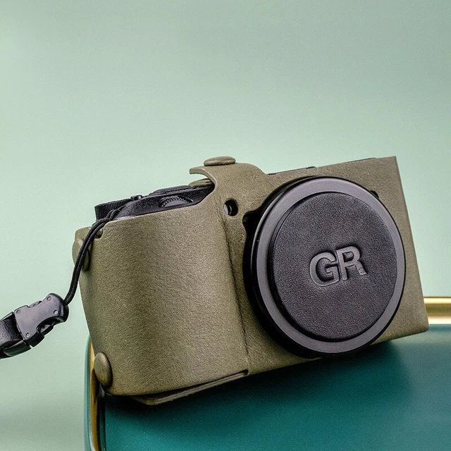 High Quality Real Leather Camera Half Cases Bag Cover Fit For Ricoh GR2 GR3 GR3X